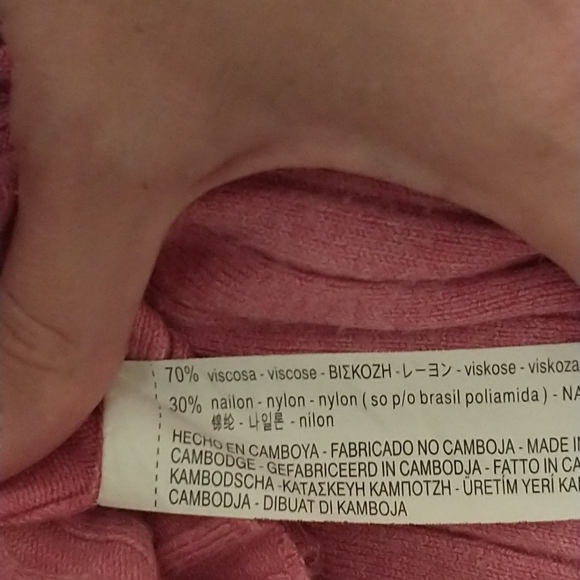 Zara Pink 3/4 Sleeve - Picture 3 of 5